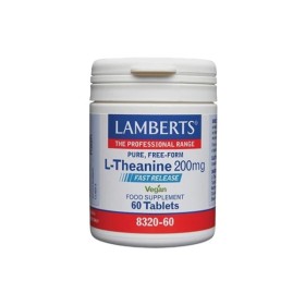LAMBERTS L-Theanine 200mg 60tabs  FAST REALEASE VEGAN