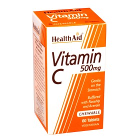Health Aid VIT-C 500mg (Μασώμεvη) 60tabs