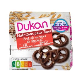 Dukan Pretzels βρώμης με επικάλυψη σοκολάτας 100g