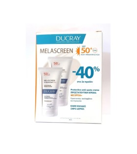 Ducray Melascreen 2x50ml Αντηλιακή Κρέμα Προσώπου SPF50