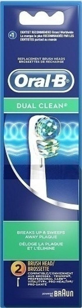 Oral-B Dual Clean Ανταλλακτικά για Ηλεκτρ. Οδοντόβουρτσες