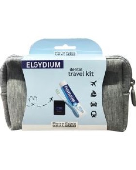 Elgydium Dental Travel Kit με Elgydium Pocket Γκρι