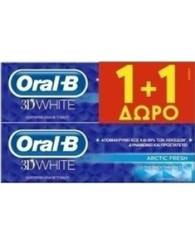 Oral-B 3D White Arctic Fresh 2 x 75ml