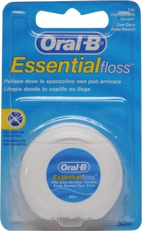 Oral-B Essential Floss Κερωμένο 50m