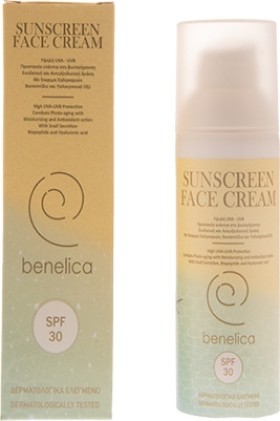 Benelica Sunscreen Face Cream SPF30 50ml