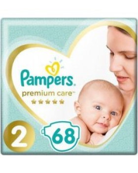 Pampers Premium Care Jumbo Pack No2 (4-8kg) 68 πάνες