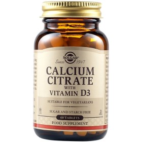 Solgar Calcium Citrate 250mg With D Tabs 60s