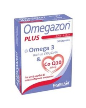 Health Aid Omegazon Plus Omega 3 (Co Q10)- 30 κάψουλες