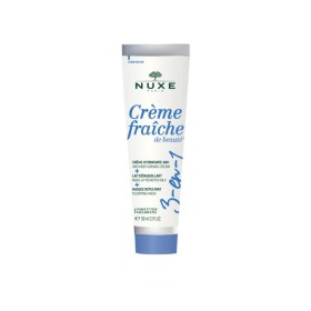 Nuxe Creme Fraiche de Beaute 3 in 1 48ωρη Ενυδατική Κρέμα, Γαλάκτωμα Ντεμακιγιάζ & Μάσκα Επαναπύκνωσης 3σε1, 100ml