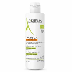 A-Derma Exomega Control Gel Moussant Emollient Κρεμώδης Αφρός Καθημερινής Χρήσης για το Ατοπικό & Πολύ Ξηρό Δέρμα 500ml