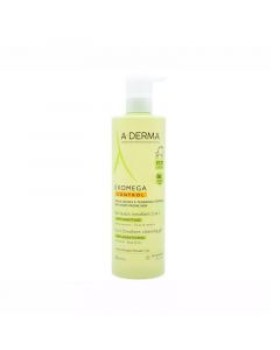 A-Derma Exomega Gel Lavant Emollient 2 en 1 Μαλακτικό Τζελ Καθαρισμού 2 σε 1 για το Ατοπικό Δέρμα με Αντλία για Μαλλιά & Σώμα 500ml