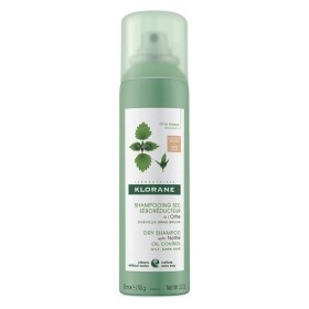 Klorane Dry Shampoo with Nettle Oil Control Ξηρό Σαμπουάν με Τσουκνίδα για Καστανά-Σκούρα Λιπαρά Μαλλιά, 150ml