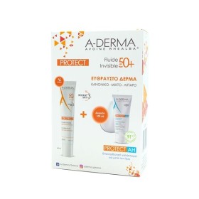 A-Derma Promo Fluide Invisible SPF50+ & ΔΩΡΟ Protect AH Επανορθωτικό Γαλάκτωμα για μετά τον Ήλιο