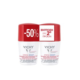 Vichy Αποσμητικό Roll on 72h stress resist,2 x 50ml