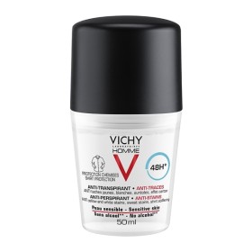 Vichy Homme Deo Anti-Stains 48h Ανδρικό Αποσμητικό ενάντια στα σημάδια, 50ml