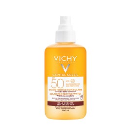 Vichy - Capital Soleil Protective Water Bronzing SPF50 Αντηλιακό Νερό Υψηλής Προστασίας με Β-Καροτένιο 200ml