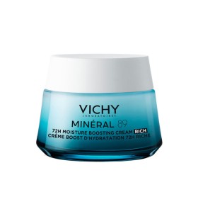 Vichy Mineral 89 Rich 72ωρη Ενυδατική & Συσφικτική Γυναικεία Κρέμα Προσώπου για Ξηρές/Ευαίσθητες Επιδερμίδες 50ml