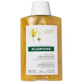 Klorane Ylang-Ylang Shampoo Sun Radiance Σαμπουάν Θρέψης Μαλλιών με αντιηλιακή προστασία, 200ml
