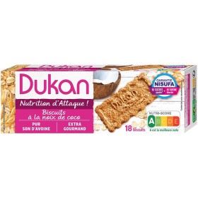 Dukan Μπισκότα Βρώμης με Γεύση Καρύδα- 225gr