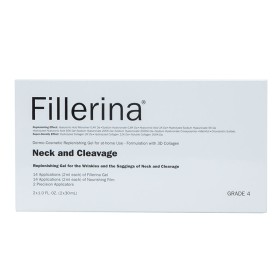 Fillerina Neck and Cleavage Filler Effect Treatment 14x2ml Gel & 14x2ml Nourishing Film Grade 4
