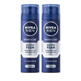 Nivea Men Promo Protect & Care Shaving Foam With Aloe Vera 2 *250ml