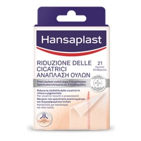 Hansaplast Διάφανα Αυτοκόλλητα Επιθέματα Για Ανάπλαση Ουλών 21 Τεμ