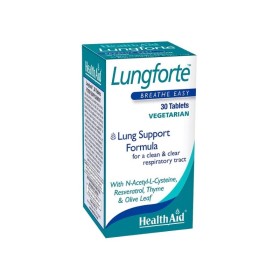 Health Aid Lungforte Συμπλήρωμα Διατροφής για την Καλή Υγεία του Άνω Αναπνευστικού & του Ανοσοποιητικού Συστήματος, 30 tabs