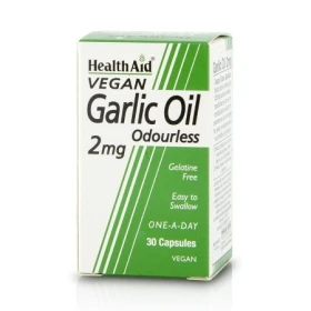 Health Aid Garlic Oil 2mg- 30 φυτικές κάψουλες