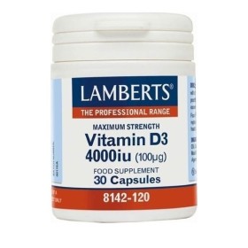 Lamberts Vitamin D 4000iu (100μg), 30 caps