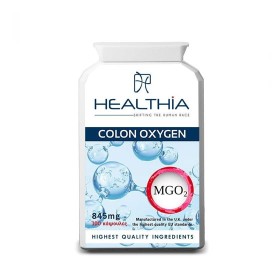 Healthia Colon Oxygen Συμπλήρωμα Διατροφής Οξυγόνωσης του Εντέρου 845mg 100 Κάψουλες