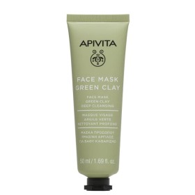 Apivita Face Mask Green Clay Deep Cleansing 50ml