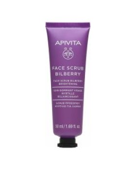 Apivita Face Scrub Bilberry Brightening 50ml