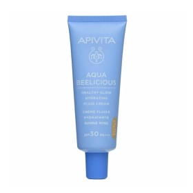 Apivita Aqua Beelicious Λεπτόρρευστη Κρέμα Ενυδάτωσης για Φυσική Λάμψη SPF30 40ml