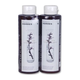 Korres Shampoo για Ξηρά αφυδατωμένα μαλλιά Αμύγδαλο και Λινάρι 1+1 2*250ml