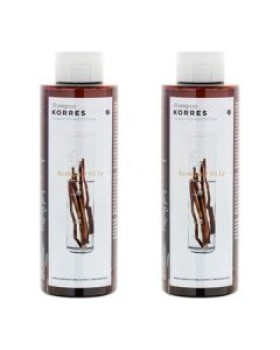 Korres Shampoo για λιπαρά μαλλιά με Γλυκύρριζα & Τσουκνίδα 1+1 2*250ml