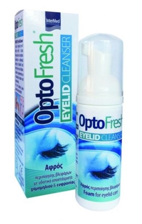 Intermed Optofresh Eyelid Cleanser Αφρός Περιποίησης Βλεφάρων, 50ml