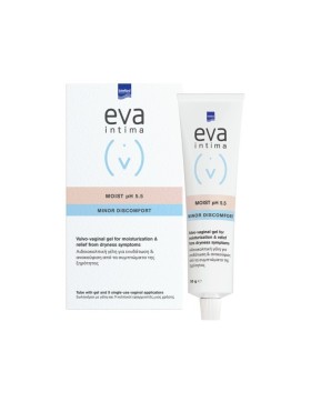 Intermed Eva Moist 1 Σωληνάριο με Γέλη & 9 Kολπικοί Eφαρμοστές