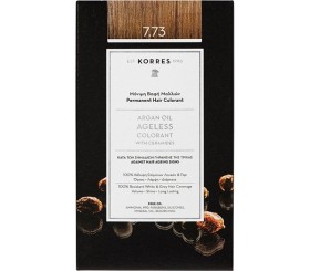 Korres Argan Oil Ageless Colorant 7.73 Χρυσή Μόκα Μόνιμη Βαφή Μαλλιών, 50ml