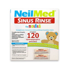 NeilMed Sinus Rinse Kids Ανταλλακτικά Φακελάκια Ρινικού Αποφρακτήρα για Παιδιά 120τμχ