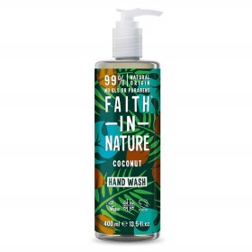 Faith in Nature Hand Wash Βιολογικό Έλαιο Καρύδας, 400ml