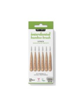 The Humble Co Interdental Brush Bamboo Size 5: 0.80mm Green 6 Τεμάχια