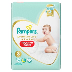 Pampers Premium Care Pants No 3 (6-11Kg) 70τμχ