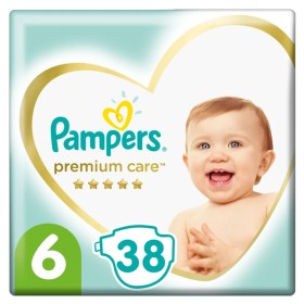 Pampers Premium Care No.6 (13+kg) Πάνες, 38 τεμάχια
