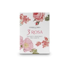 L?erbolario 3 Rosa Perfumed Sachet For Drawers ? Αρωματικά σακουλάκια για συρτάρια 1 Τμχ