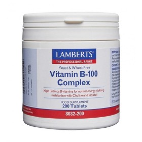 Lamberts Vitamin B 100 Complex με Choline & Inositol, 200 tabs