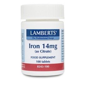 Lamberts Iron 14 mg (as Citrate) 100tabs