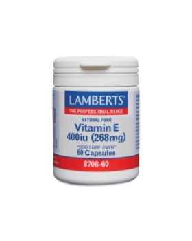 Lamberts Vitamin E 400iu Natural Form 60caps