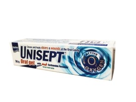 Intermed Unisept Oral Gel Γέλη για Έλκη και Πληγές της Στοματικής Κοιλότητας, 30gr