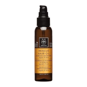 Apivita Rescue Hair Oil Nourishing & Repairing Argan & Olive 100ml
