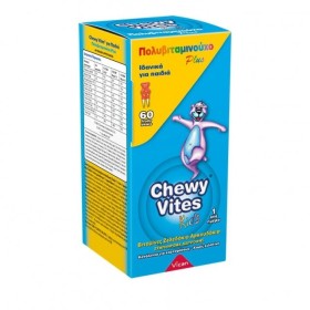  Vican Chewy Vites Kids Multi Vitamin Plus- 60 μασώμενες ταμπλέτες